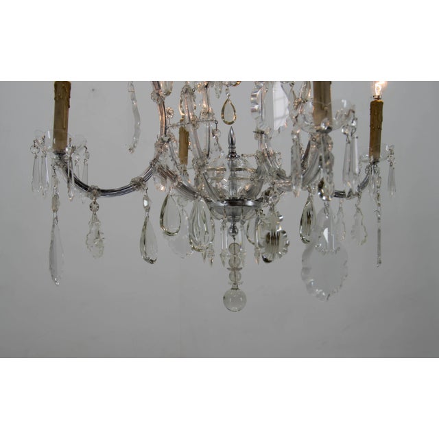 Maria Theresa Crystal Chandelier, Austria, 1900s For Sale - Image 5 of 13