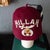 Masonic Shriner Hillah Fez of Burgundy Wool Sequins and Tassel For Sale - Image 14 of 18