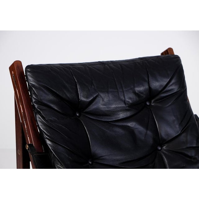 Hunter Easy Chair attributed to Torbjørn Afdal, 1960s For Sale - Image 9 of 14