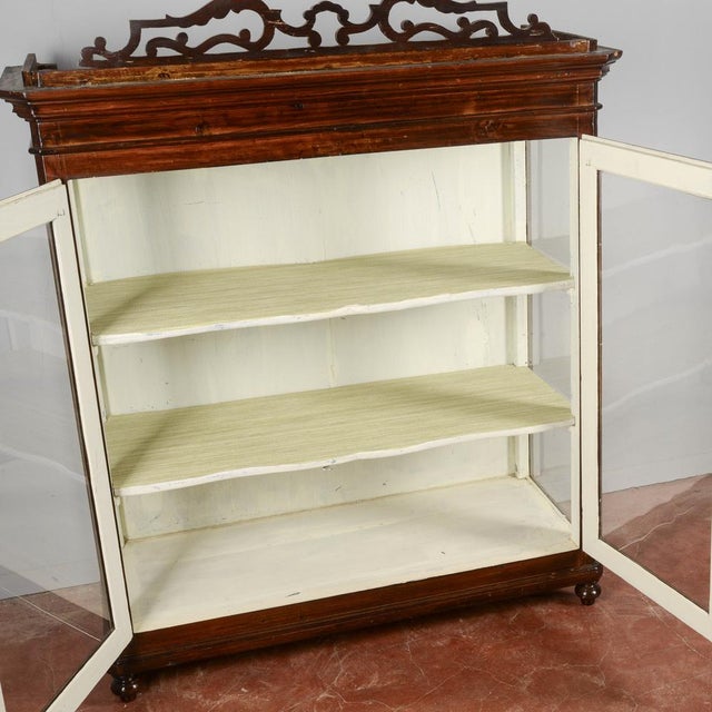 Showcase Sideboard with Onion Feet, Italy, 19th Century For Sale - Image 13 of 18