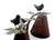Maitland Smith Bronze 3-Light Table Lamp With Birds For Sale - Image 9 of 15