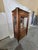French Late 20th Century French Directoire Style Marble Top Mahogany Vitrine Cabinet For Sale - Image 3 of 10