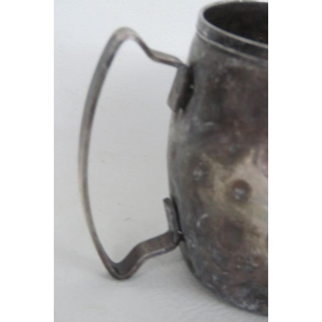 Metal World Tableware MM 100 Hammered Moscow Mule Mug 14oz Metal Cup With Handle For Sale - Image 7 of 10