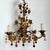 Vintage Italian Murano Glass Floral Chandelier For Sale - Image 11 of 12