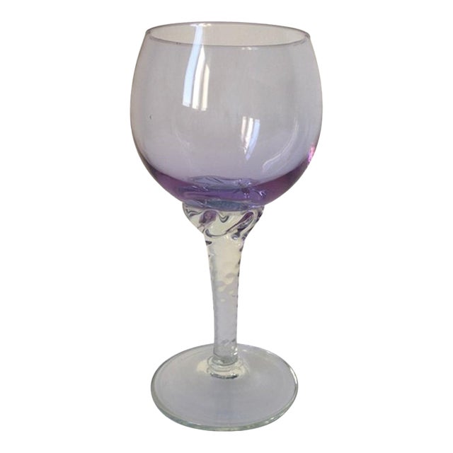 Postmodern Murano Glass Goblet, Italy, 1960s For Sale