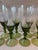 Vintage Handblown Green Wine Glasses - Set of 8 For Sale - Image 4 of 12