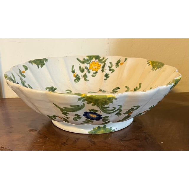 Antique 19th Century Italian Cantagalli Faience Centerpiece Fruit Bowl From Florence For Sale - Image 15 of 15