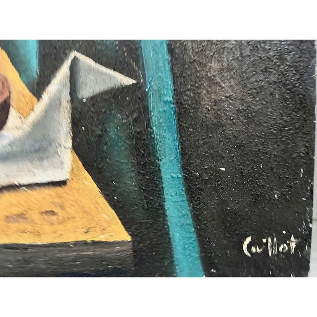 Alvaro Guillot New Mexico / France, (1931-2010) Dans la Maison Cotiere oil on canvas signed lower right, unframed. 30 x 40...