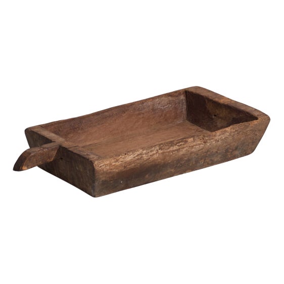 Antique Wooden Tray or Trough For Sale
