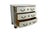 Mid-Century Louis XVI French White Chest of Drawers in Elm & Bronze, 1960s For Sale - Image 12 of 15
