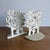 Hollywood Regency Vintage Painted Cast Iron Bookends in Form of Plants- Set of 2 For Sale - Image 3 of 10