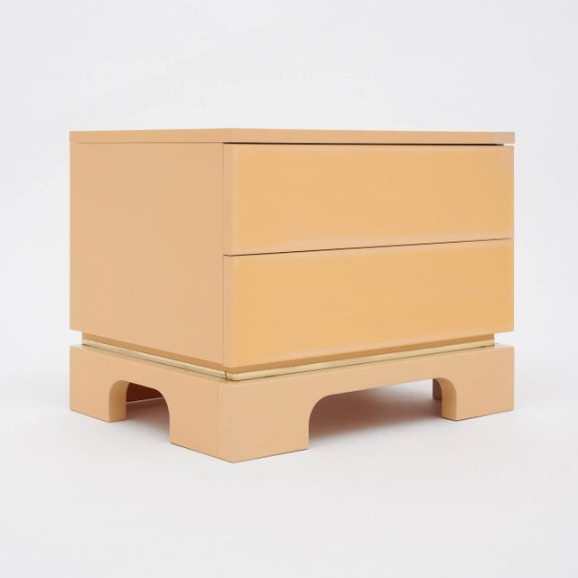 1970s Modernist Lacquered Side Tables For Sale - Image 5 of 9