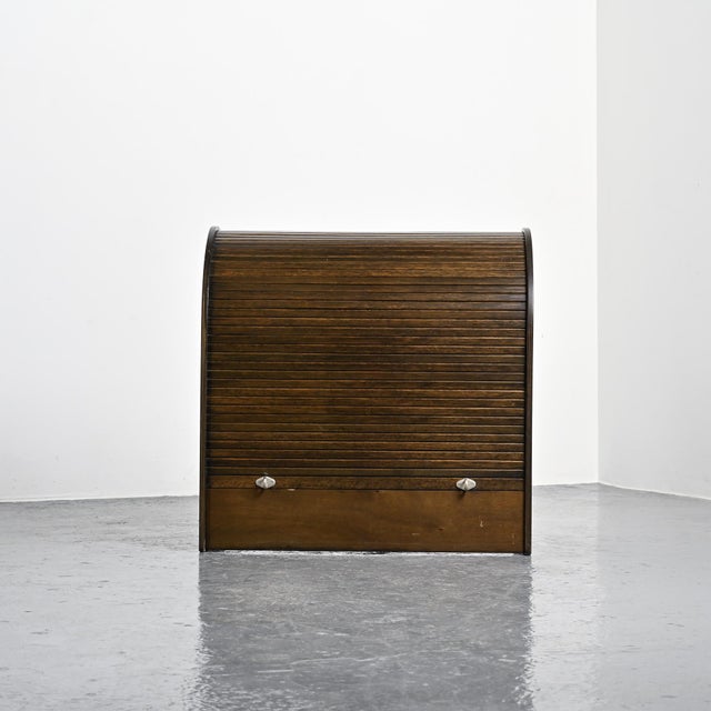 Tambour Cabinets by Klaus Vogt for Thut Möbel, 1970, Set of 2 For Sale - Image 3 of 14