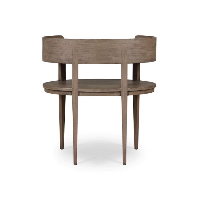 Scandinavian Oval Side Table in Birch Finish For Sale In Greensboro - Image 6 of 9