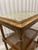 Stone 1920s Marble Top Side Table With Caned Shelves For Sale - Image 7 of 11