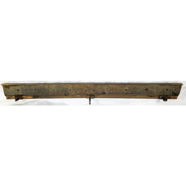 Metal Antique French Empire Style Fireplace Spreader For Sale - Image 7 of 7
