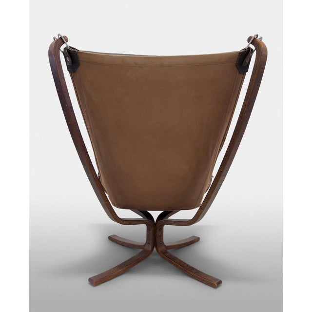 Olive Falcon Chair by Sigurd Ressell for Vatne Furniture, 1960s For Sale - Image 10 of 14