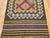 Black Vintage Turkish Tribal Runner, Flat-Woven Wool, Allover Geometric Patterns, 3’ x 10’ For Sale - Image 8 of 11