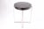 Round Petrified Wood Top W Stainless Steel Stand Accent Table or Side Table 72 For Sale - Image 4 of 5