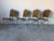 Palma Brava Wrought Iron & Brown Leather Dining Chairs – Set of 4 For Sale - Image 4 of 13