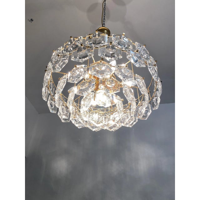 1960s Large Mid-Century Chandelier from Kinkeldey For Sale - Image 5 of 12
