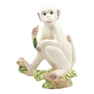Hand Painted Monkey Object, Right For Sale
