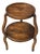 Petite Walnut Two Tier Occasional Table For Sale