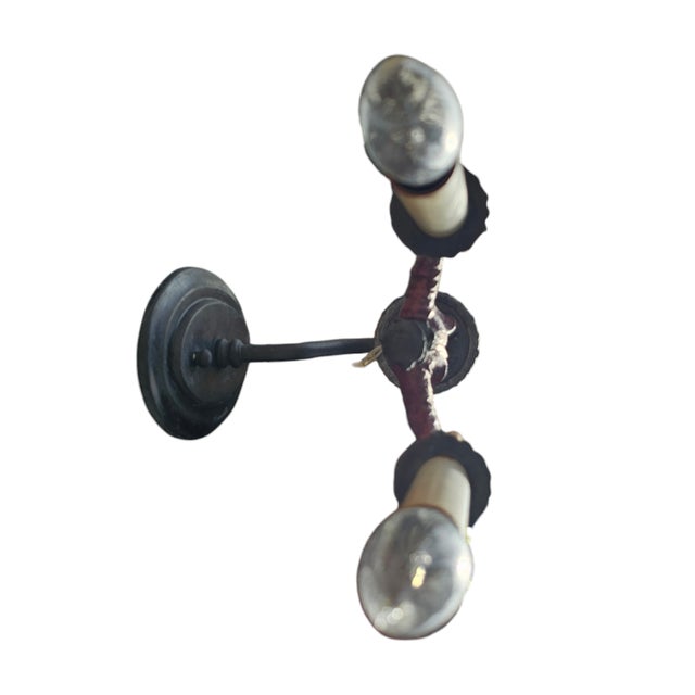 Pair of Vintage Monkey Wall Sconces For Sale - Image 4 of 7