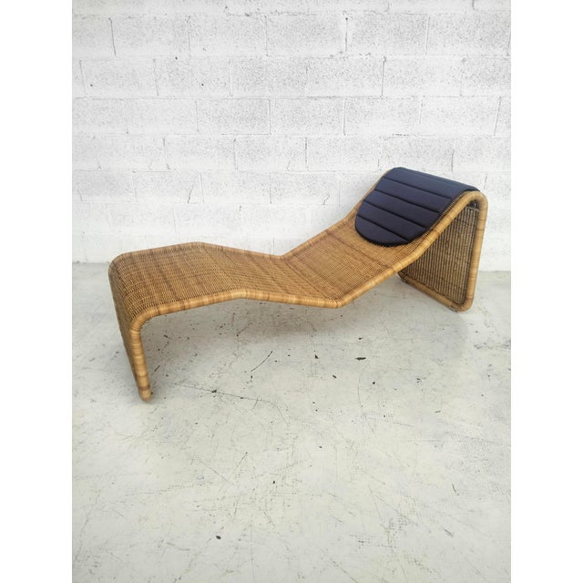 1970s Model P3S Chaise Longue in Rattan by Tito Agnoli for Bonacina, 1960s For Sale - Image 5 of 13