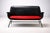 Metal Mid-Century Leather Two-Seat Sofa, Czechoslovakia, 1960s For Sale - Image 7 of 9
