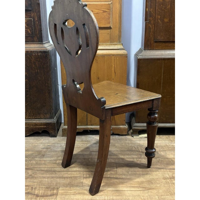 Victorian Shop Advertising Mahogany Chair For Sale - Image 3 of 8