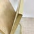 Brass Vintage Hollywood Regency Brass & Glass Magazine Rack Side Table For Sale - Image 8 of 18
