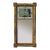 Giltwood Mirror With Reverse Painted Glass Panel For Sale