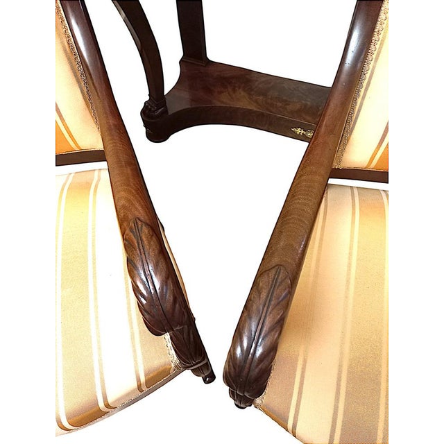 Restoration Armchairs, 1830s, Set of 2 For Sale - Image 15 of 18