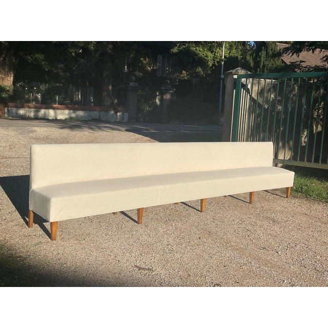20th Century Bistro Bench, 1950s For Sale - Image 10 of 10