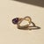 Pear Amethyst 14k Gold Ring, Size 7.5 For Sale - Image 10 of 10
