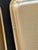 Kaymet Kaymet 760/G Gold Embossed Square Trays Coaster Divot 60's Made in England For Sale - Image 4 of 7