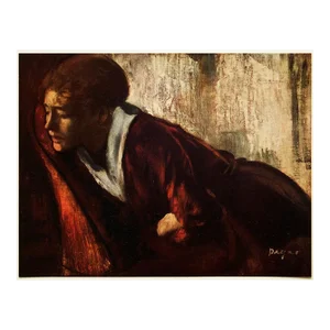 1950s After Edgar Degas "Melancholy", First Edition Full-Color Vintage Print