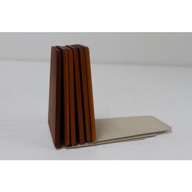 Mid-Century Teak Bookends by Kai Kristiansen for FM, 1960s, Set of 6 For Sale - Image 15 of 18