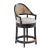 Traditional Modern History Lyon Counter Stool - Ebony For Sale - Image 3 of 3