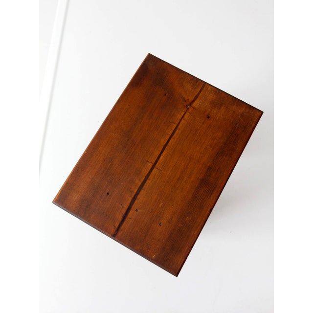 Vintage Wood Step Stool For Sale - Image 13 of 13