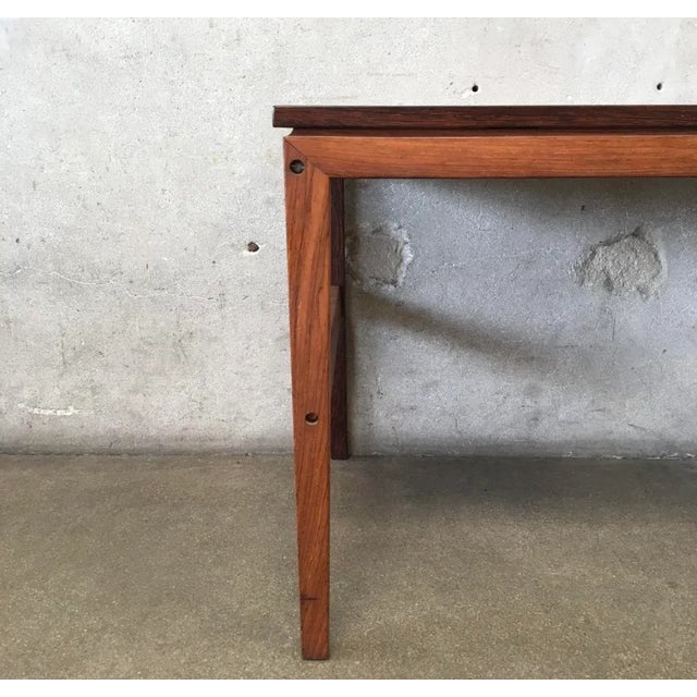 Mid-Century Modern 1960s Vintage Rosewood Side Table For Sale - Image 3 of 9