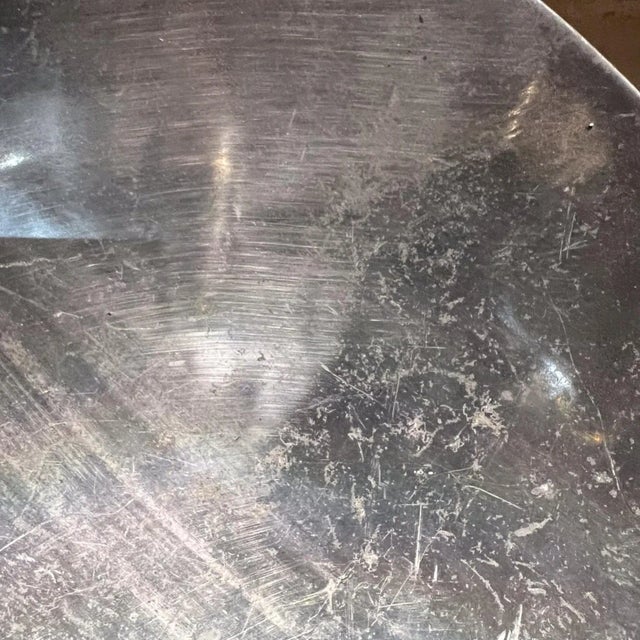 Mid-Century Modern 1960s MCM Modernist Aluminum Bowl For Sale - Image 3 of 10