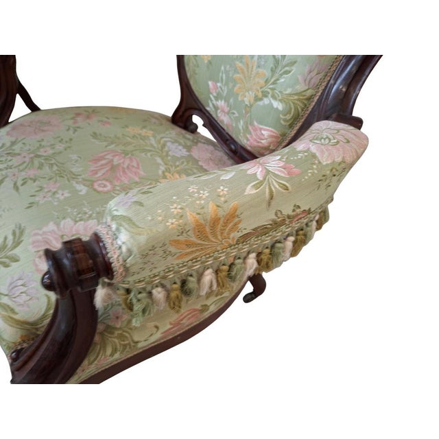 Hollywood Regency Rococo Revival Balloon Back Armchairs, 1850, Set of 2 For Sale - Image 3 of 12
