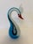 Mid-Century Modern Vintage Mid-Century Modern Sommerso Murano Tall Herons, Set of 3 For Sale - Image 3 of 5