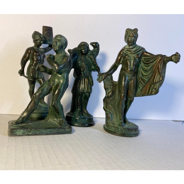 Classical Greek and Roman Sculptures Set of Four Chairish