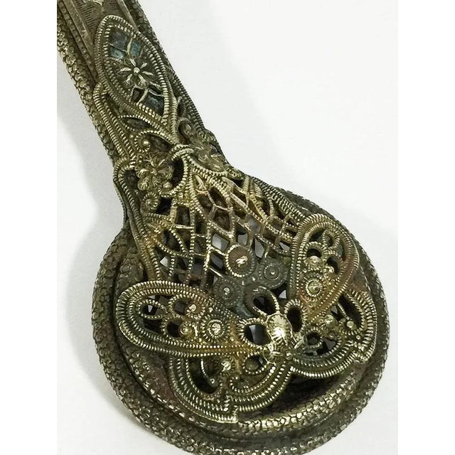 Bohemian Malachite Glass Ingrid Collection Dresser Set by Curt Schlevogt, 1930s, Set of 3 For Sale - Image 4 of 13