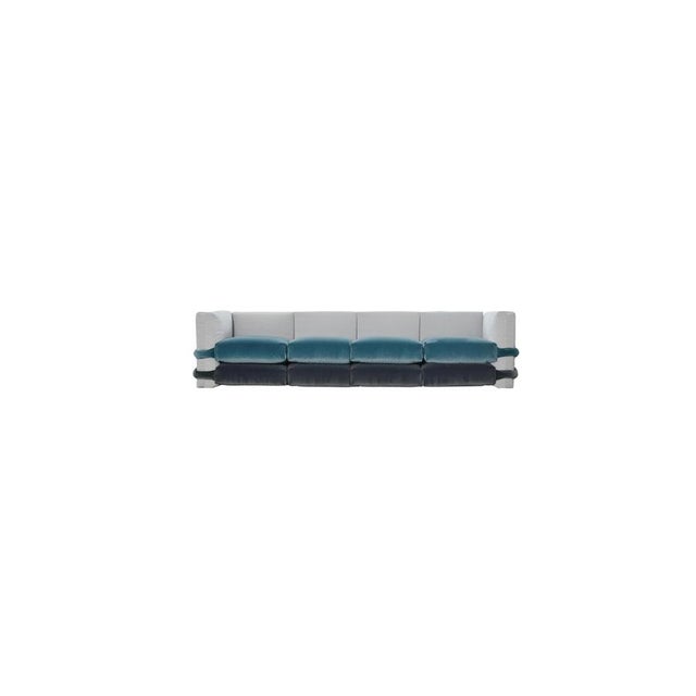 Pillow Sofa in Velvet by Muller Van Severen for BD Barcelona For Sale - Image 4 of 17