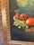 Vintage Oil on Canvas Still Life With Vessel and Fruit For Sale In Savannah - Image 6 of 10
