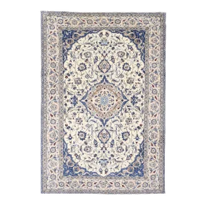 Pasargad Persian Nain Silk & Wool Rug